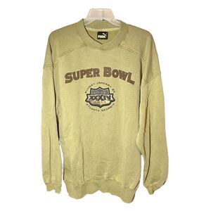 Vintage Puma Super Bowl XXXIV Atlanta Rams Vs Titans Crewneck Sweater Men's 2XL